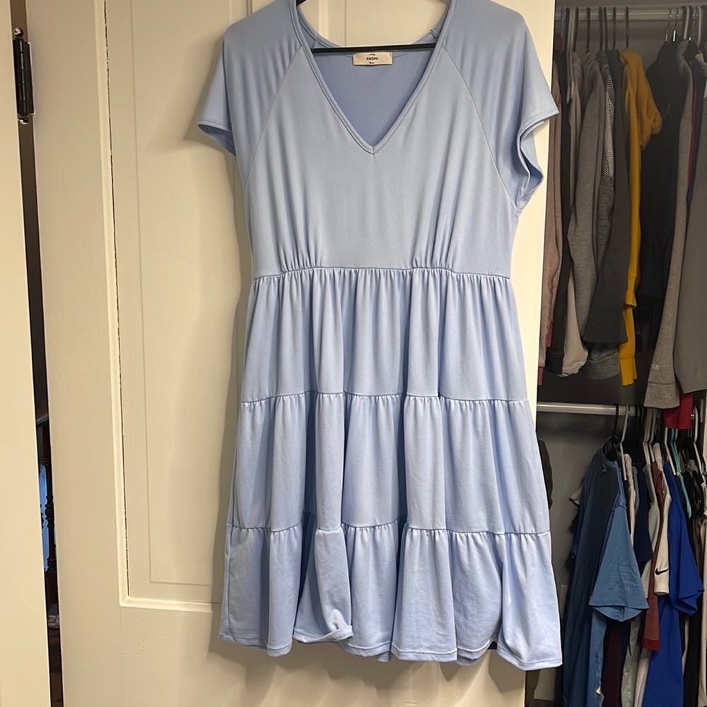 PINKblush maternity blue dress